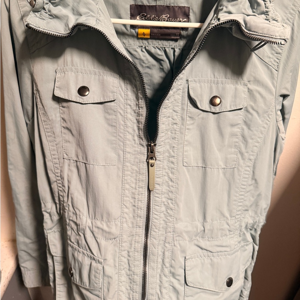 Eddie Bauer Women's Utility Jacket in Light Blue